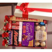 Custom chocolate gift box