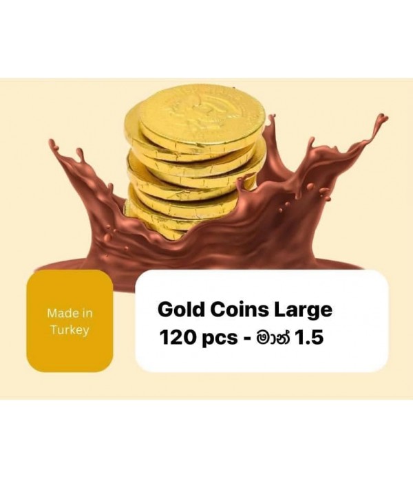 gold coins chocolate 120 pcs