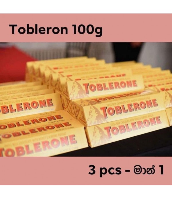 Toblerone Milk Chocolate Bar 100g 3 pcs