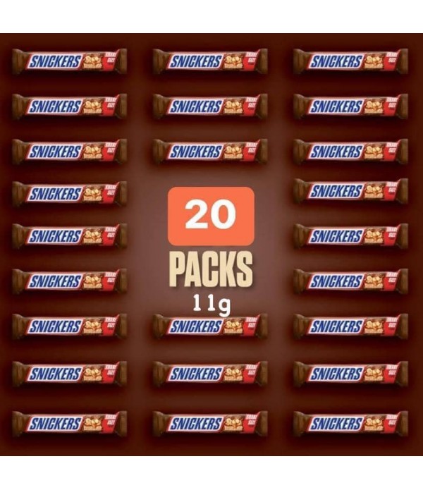 snickers chocolate 11g 20 pcs